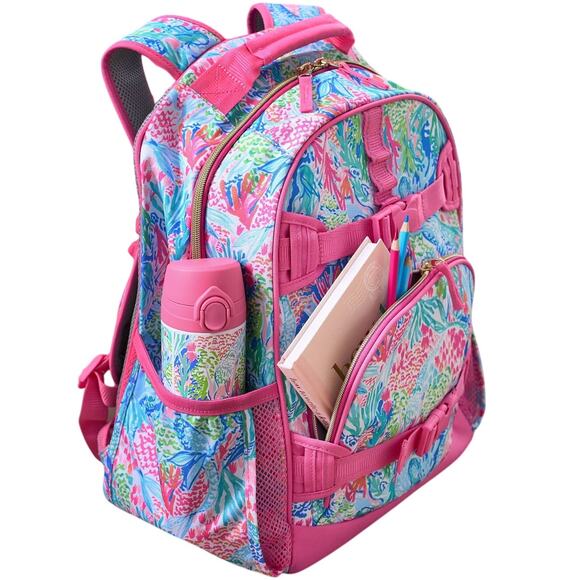 Lilly Pulitzer Other - Lilly Pulitzer for Pottery Barn Kids Mackenzie Mermaid Cove Backpack School